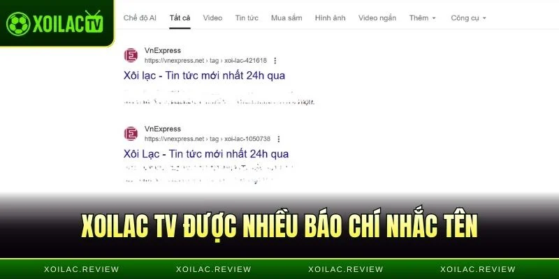Xoilac TV được nhiều báo chí nhắc tên